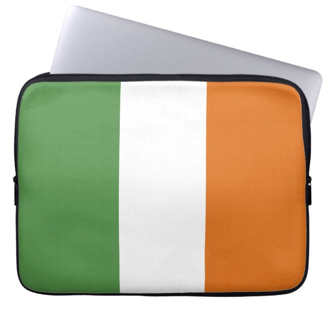 Ireland flag laptop sleeve (Front)