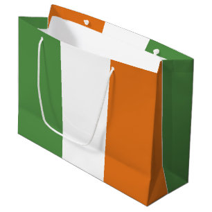 Ireland flag large gift bag