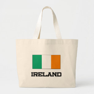 Ireland Flag Large Tote Bag