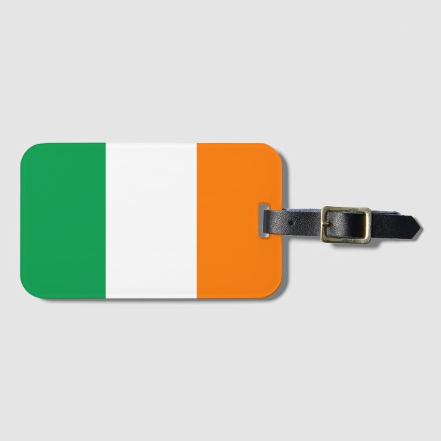 Ireland Flag Luggage Tag (Front Horizontal)