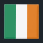 Ireland Flag Magnet<br><div class="desc">Decorative magnet featuring the flag of Ireland 
- Customise it: adjust images; add a name/slogan for personal gifts; add a company/club logo for promotional items


© 2008 FlagAndMap.</div>