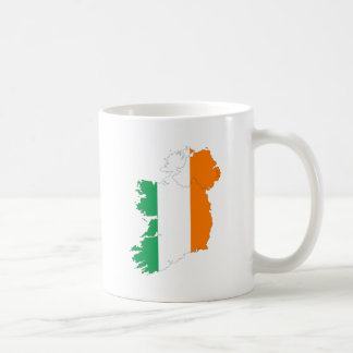 Ireland Flag Map Coffee Mug