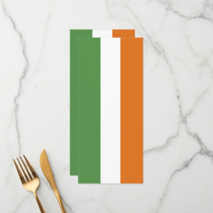 Ireland flag menu