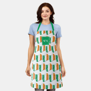 IRELAND FLAG   Monogram   Irish Apron