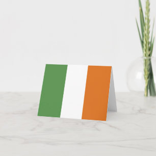 Ireland flag note card