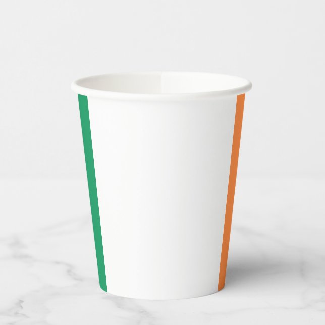 Ireland Flag Paper Cups (Left)