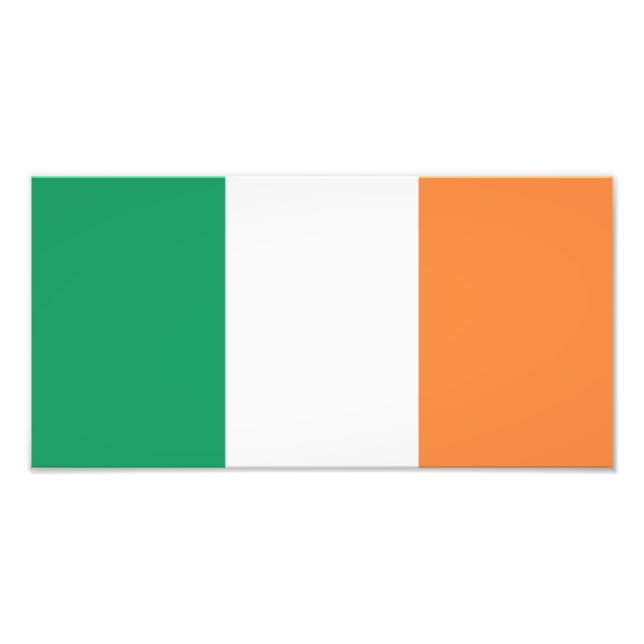 Ireland Flag Photo Print (Front)