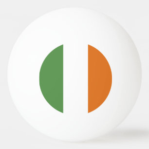 Ireland flag ping pong ball