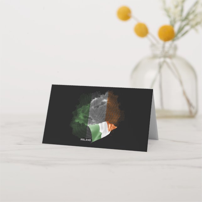 Ireland flag place card (Front)