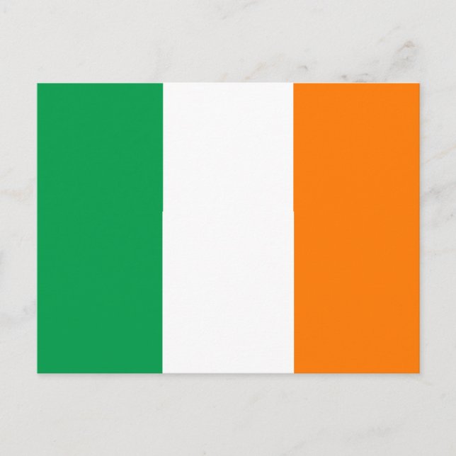 Ireland Flag Postcard (Front)