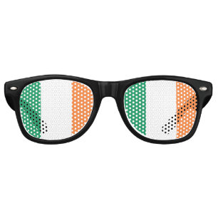 Ireland flag retro sunglasses