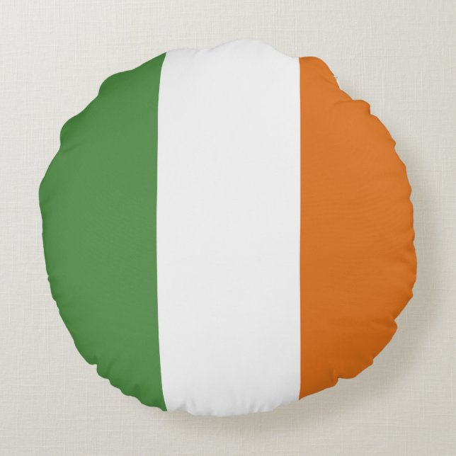 Ireland flag round cushion (Back)