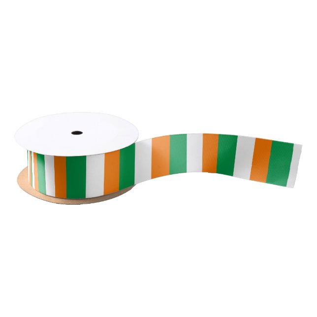 ireland-Flag Satin Ribbon (Spool)