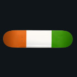 Ireland Flag Skateboard<br><div class="desc">Ireland Flag. Great Quality Ireland Flag. We have other Ireland gift products,  Ireland shirts with both front and back prints,   Ireland mugs,   Ireland cards and much more for  Ireland</div>