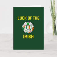 Ireland Flag Soccer Ball - Luck of the Irish