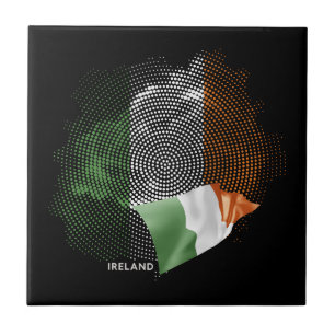 Ireland flag tile