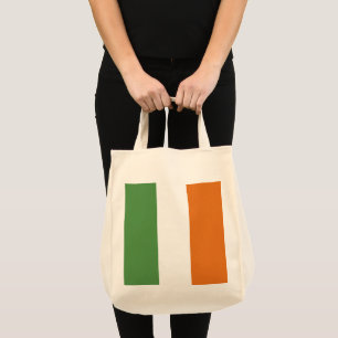 Ireland flag tote bag