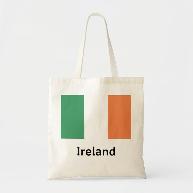 Ireland Flag Tote Bag (Front)