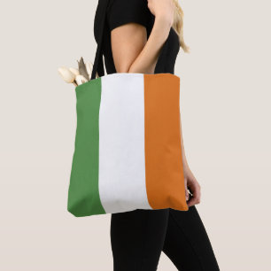 Ireland flag tote bag