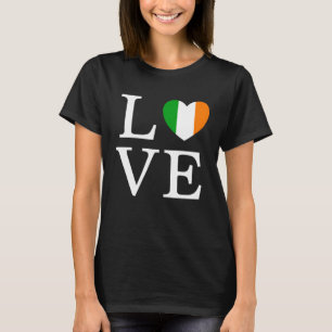 Ireland Flag Travel Vacation St Patrick s Day Iris T-Shirt