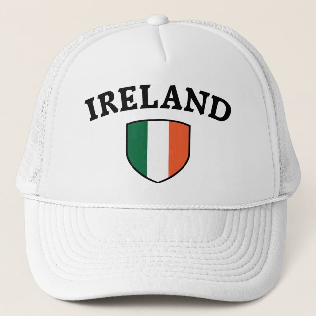 Ireland flag trucker hat (Front)