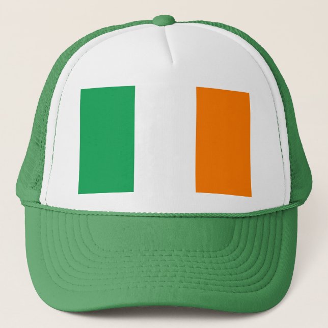 Ireland Flag Trucker Hat (Front)