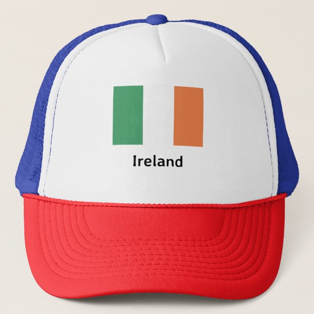 Ireland Flag Trucker Hat (Front)