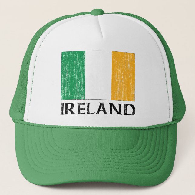 Ireland Flag Trucker Hat (Front)