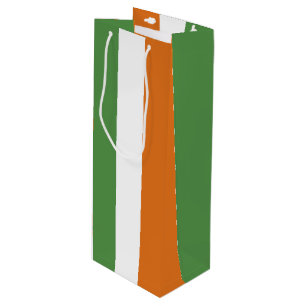 Ireland flag wine gift bag