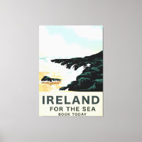 Ireland "For the Sea" Nautical travel poster