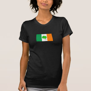 Ireland & four leaf clover, Irish flag /sport fans T-Shirt