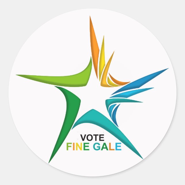 Ireland General Election Classic-Round-Sticker Classic Round Sticker (Front)