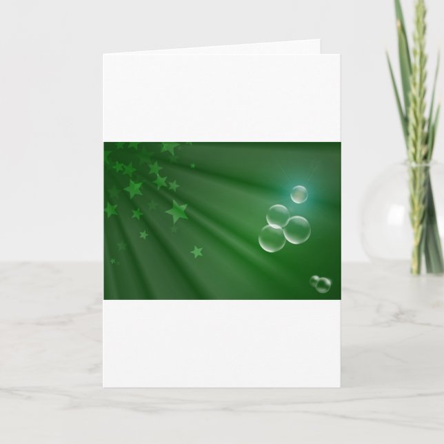 Ireland Green Pattern Art Peace Love Destiny Card (Front)