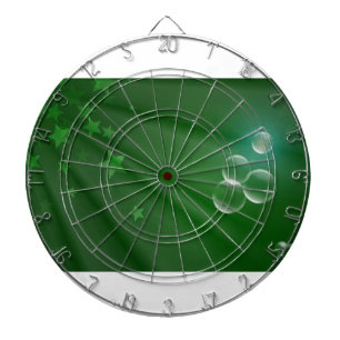 Ireland Green Pattern Art Peace Love Destiny Dartboard