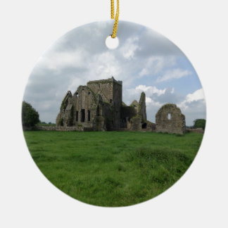 Ireland Hore Abbey Irish Ruins Rock of Cashel Ceramic Tree Decoration