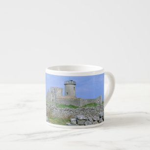 Ireland, Inishmore, Aran Island, Dun Aengus Fort Espresso Cup