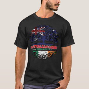 Ireland Irish Australian Australia Tree Roots Flag T-Shirt
