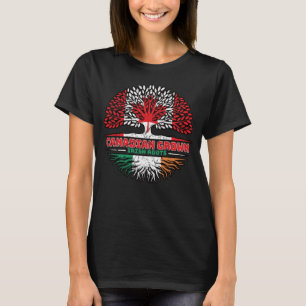 Ireland Irish Canadian Canada Tree Roots Flag T-Shirt