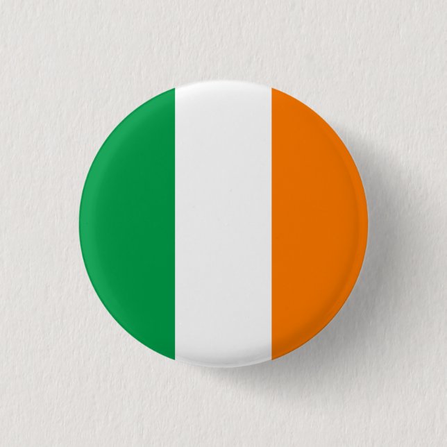 Ireland (Irish) Flag 3 Cm Round Badge (Front)