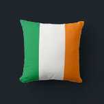 Ireland (Irish) Flag Cushion<br><div class="desc">Customisable World Flag Products - Please feel free to add your own text.</div>