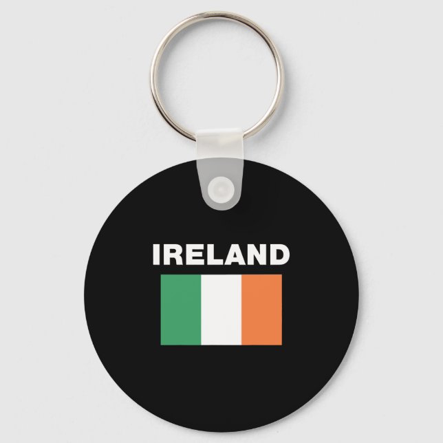 Ireland Irish Flag Heritage Key Ring (Front)