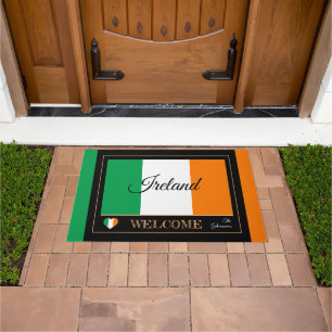 Ireland & Irish Flag house mats /sports Welcome