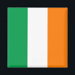 Ireland (Irish) Flag Magnet<br><div class="desc">Customisable World Flag Products - Please feel free to add your own text.</div>