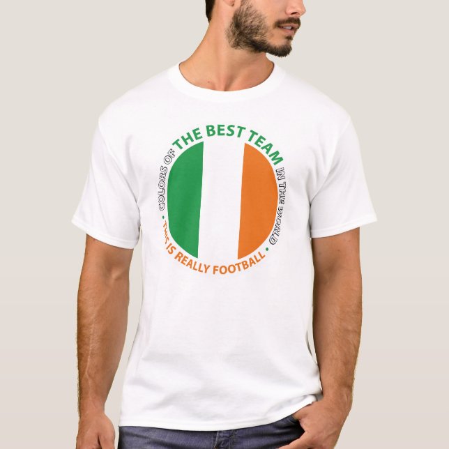 Ireland Irlanda Art Shield T-Shirt (Front)