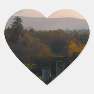 Ireland is Beautiful Heart Sticker