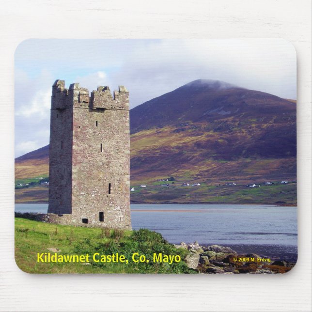 Ireland: Kildawnet Castle Mousepad (Front)