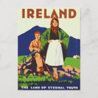 Ireland Land of Eternal Youth Vintage