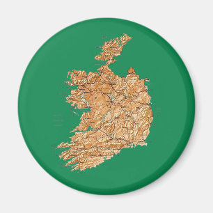 Ireland Map Magnet