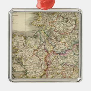 Ireland map metal tree decoration