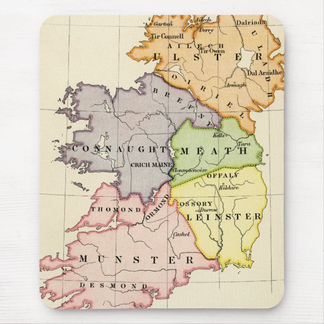 Ireland Map Mouse Pad (Front)